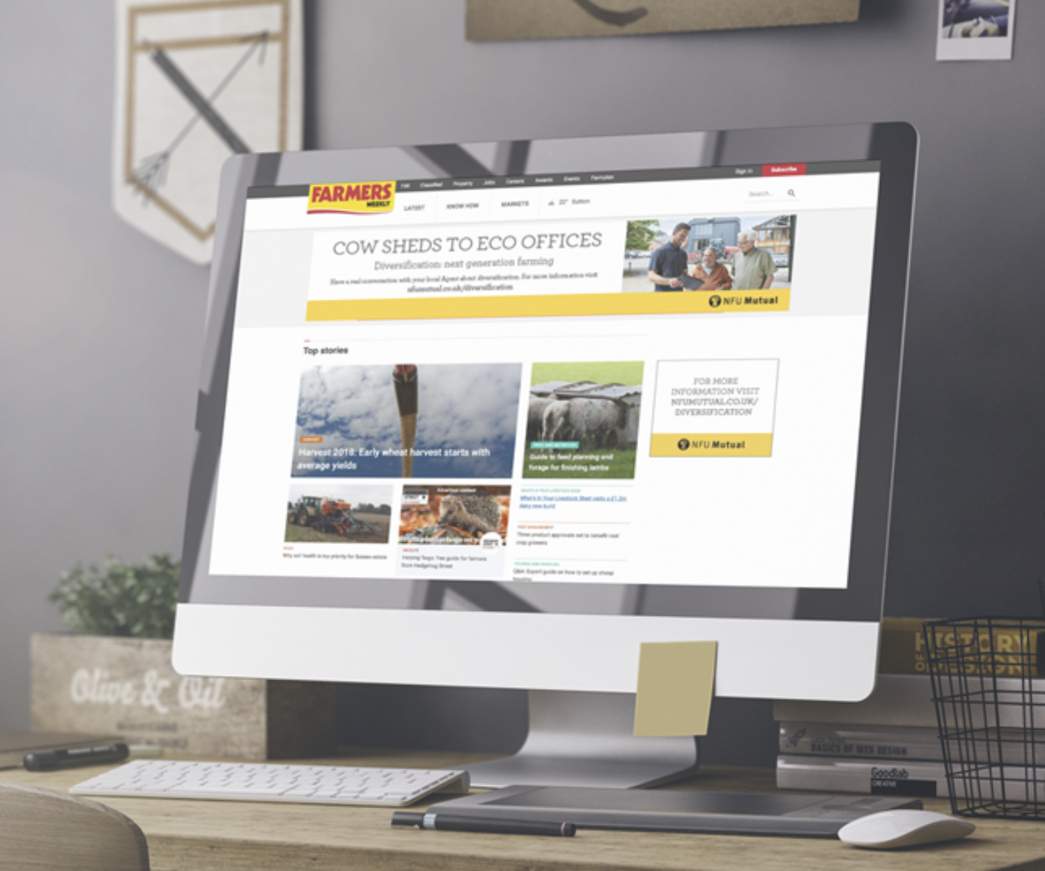 We’ve been working closely with NFU Mutual to help start a conversation with farmers about the growing trend of diversification and the opportunities it brings.